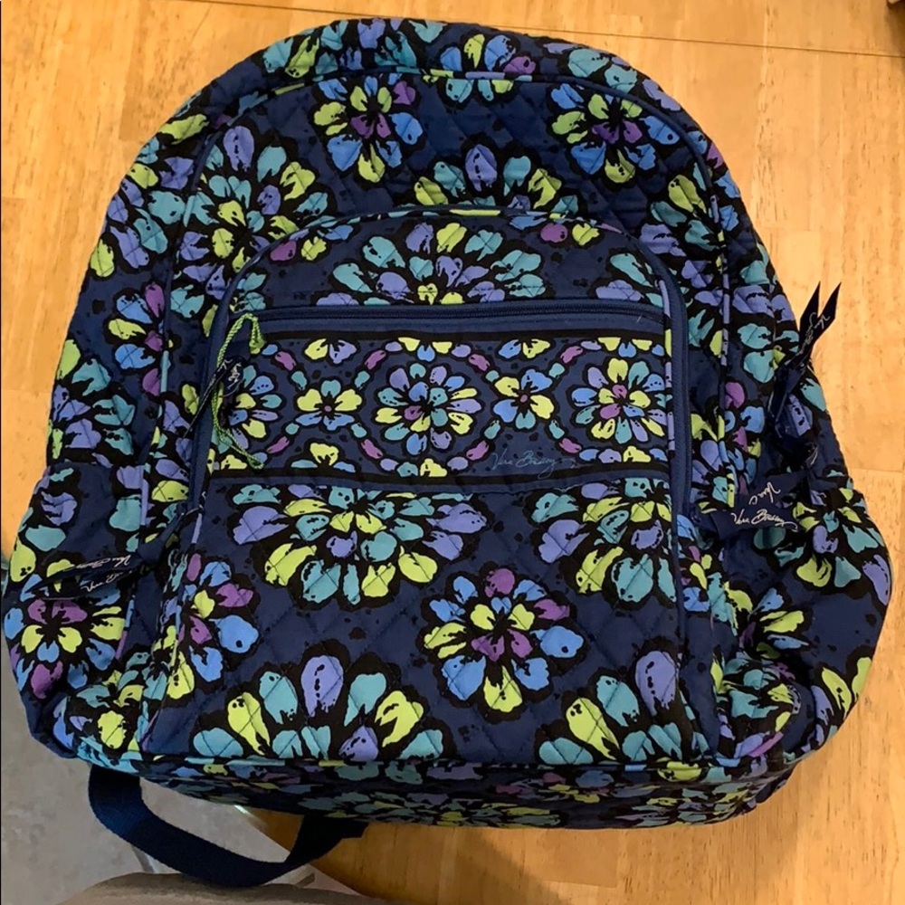 Vera Bradley campus backpack Indigo Pop